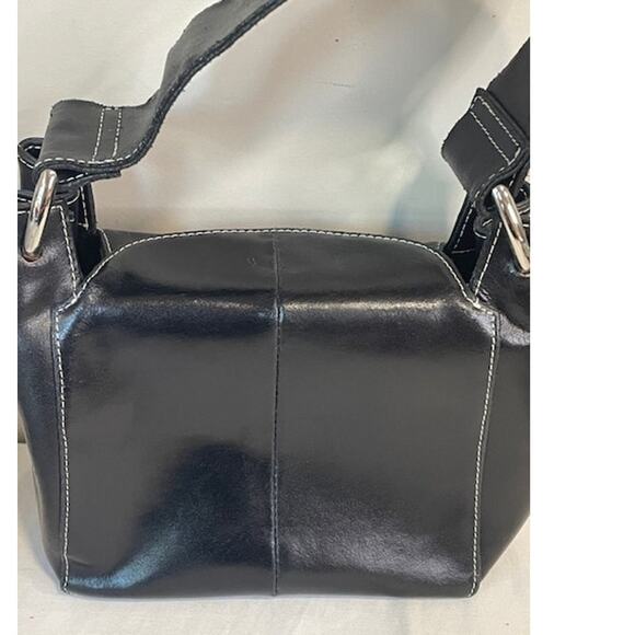 Vintage Wilson’s Leather Black Shoulder Bag Magnetic Closure - Picture 8 of 9